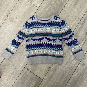 Christmas Holiday Dinosaur Sweater 5T
